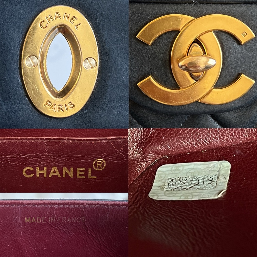 SOLD**Chanel Classic Vintage Maxi Jumbo XL Single Flap Bag - Picture 11 of 11